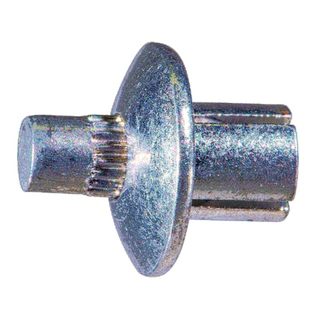 Midwest Fastener Nail Drive Anchor, 1/4" Dia., 1/4" L, Aluminum 10 PK 932008